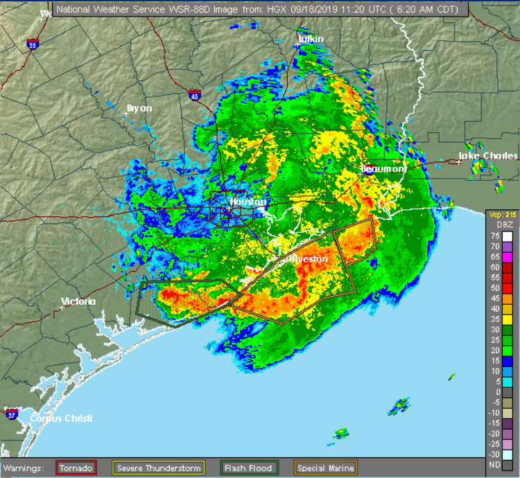 Radar, 6 AM Wednesday